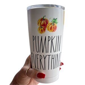 Rae Dunn PUMPKIN EVERYTHING Insulated Stainless Steel Travel Tumbler NWT